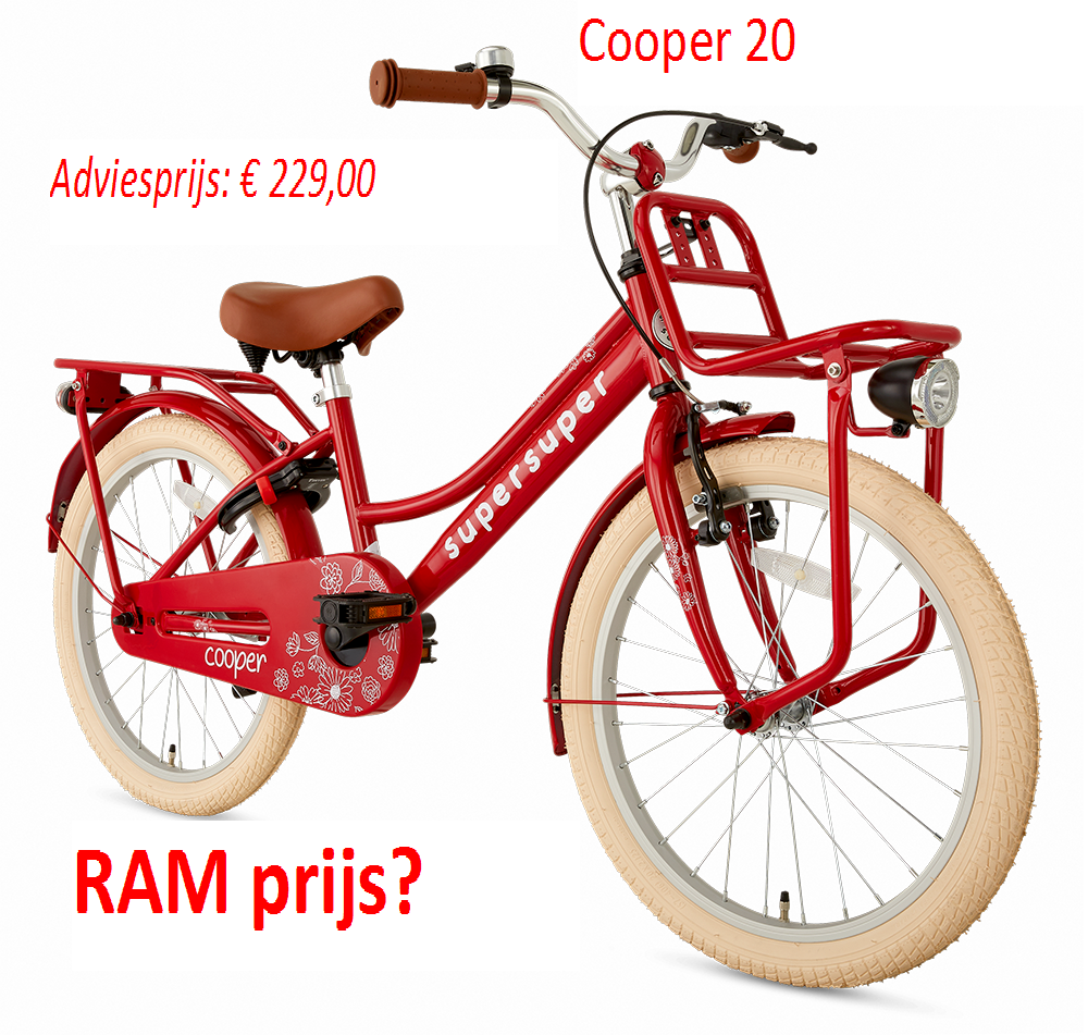 Cooper 20        Adviesprijs: € 229,00       RAM prijs?